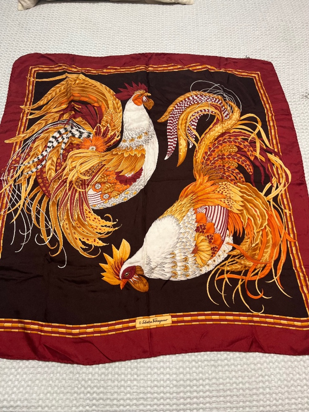 Salvatore Ferragamo Silk Scarf